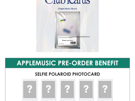 ARTMS 1ST MINI ALBUM - CLUB ICARUS (OBJEKT MUSIC ALBUM) + APPLEMUSIC PHOTOCARD