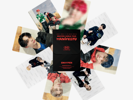 ENHYPEN WORLD TOUR [MANIFESTO] OFFICIAL MD - RANDOM TRADING CARD