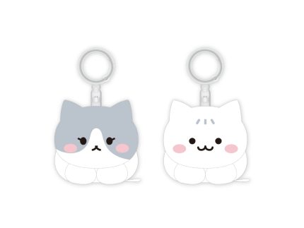 GGUNG DAENG POP-UP STORE [LOVE BLOSSOM] OFFICIAL MD - 04. MINI PLUSH KEYRING (CAT LOAF VER.)