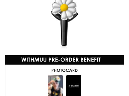 G-DRAGON OFFICIAL LIGHT STICK + WITHMUU PHOTOCARD