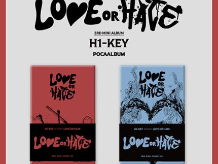 H1-KEY 3RD MINI ALBUM - LOVE OR HATE (POCAALBUM)