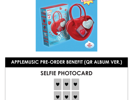 IZNA 1ST SINGLE ALBUM - BEEP (QR ALBUM VER.) + APPLEMUSIC PHOTOCARD