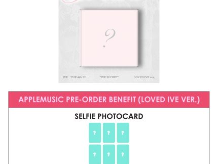 IVE 3RD EP ALBUM - IVE SECRET (LOVED IVE VER.) + APPLEMUSIC PHOTOCARD