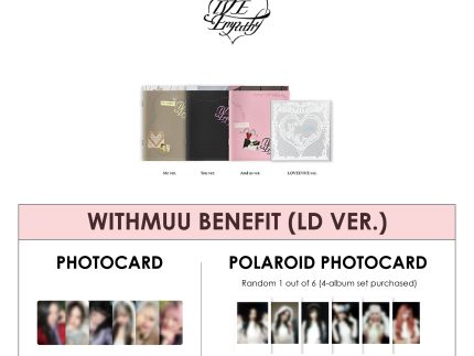 IVE 3RD EP ALBUM - IVE EMPATHY + WITHMUU PHOTOCARD (LD VER.)