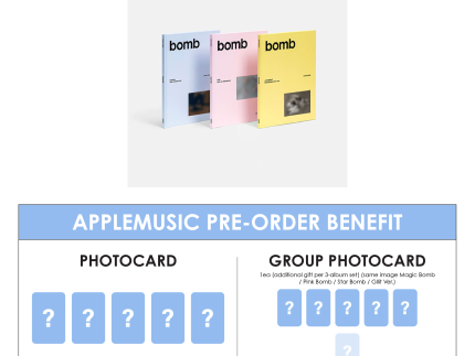 ILLIT 3RD MINI ALBUM - BOMB + APPLEMUSIC PHOTOCARD