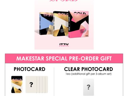 ITZY ALBUM - GOLD (STANDARD VER.) + MAKESTAR PHOTOCARD