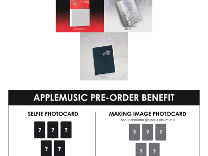 ITZY ALBUM - GIRLS WILL BE GIRLS + APPLEMUSIC PHOTOCARD