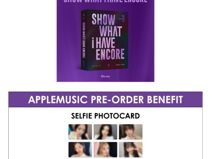 IVE THE 1ST WORLD TOUR [SHOW WHAT I HAVE - ENCORE] (BLU-RAY) + APPLEMUSIC PHOTOCARD