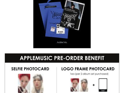 KEY 3RD ALBUM - HUNTER (ARCHIVE VER.) + APPLEMUSIC PHOTOCARD + FRAME