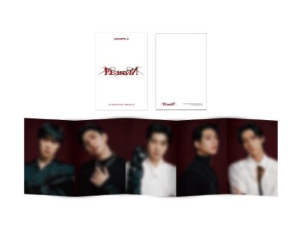 MONSTA X POP-UP STORE [REASON] OFFICIAL MD - 06. ACCORDION POST CARD (B VER.)