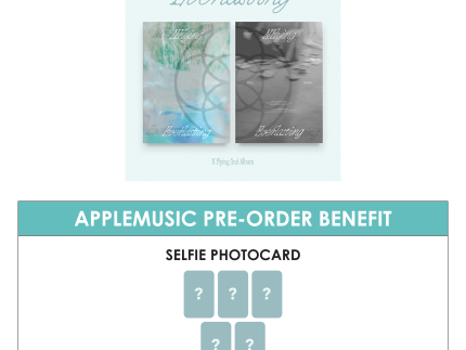 N.FLYING 2ND ALBUM - EVERLASTING + APPLEMUSIC PHOTOCARD