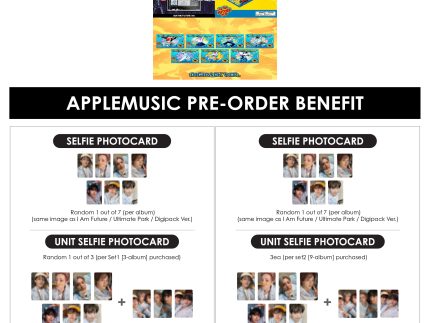 NCT DREAM 5TH ALBUM - GO BACK TO THE FUTURE (SET VER.) + APPLEMUSIC PHOTOCARD