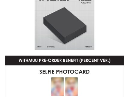 ONEW 2ND ALBUM - PERCENT (PERCENT VER.) + WITHMUU PHOTOCARD