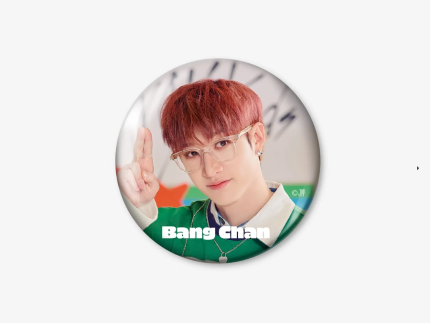 STRAY KIDS FAN CONNECTING 2024 [SKZ TOY WORLD] OFFICIAL MD - 17. PHOTO BADGE