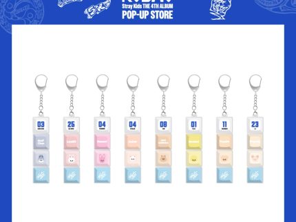 STRAY KIDS POP-UP STORE [KARMA] OFFICIAL MD - 11. SKZOO KEYCAP KEYRING (PRE-ORDER)