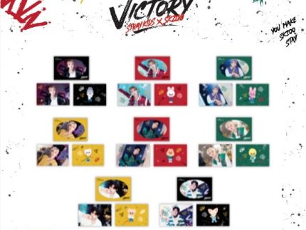 STRAY KIDS X SKZOO 'THE VICTORY' SKZ MD - 10. SKZ X SKZOO POSTCARD & ENVELOPE SET