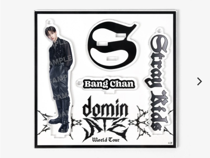 STRAY KIDS WORLD TOUR [DOMINATE JAPAN] OFFICIAL MD - 09. ACRYLIC STAND KEY HOLDER
