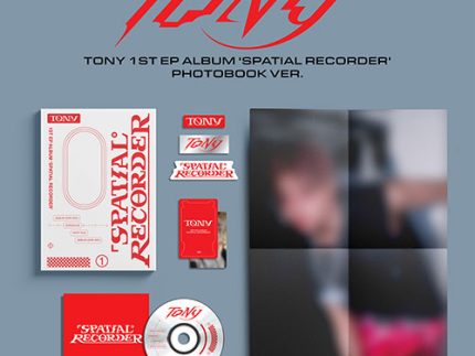 TONY 1ST EP ALBUM - SPATIAL RECORDER (PHOTOBOOK VER.)