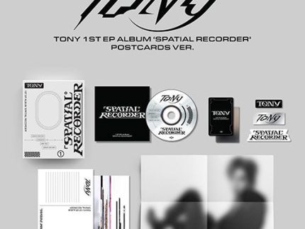 TONY 1ST EP ALBUM - SPATIAL RECORDER (POSTCARDS VER.)