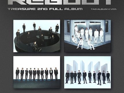 TREASURE 2ND ALBUM - REBOOT (YG TAG ALBUM) + PHOTOCARD