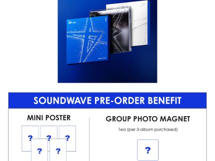 TXT 4TH ALBUM - THE STAR CHAPTER: TOGETHER + SOUNDWAVE MINI POSTER + PHOTO MAGNET