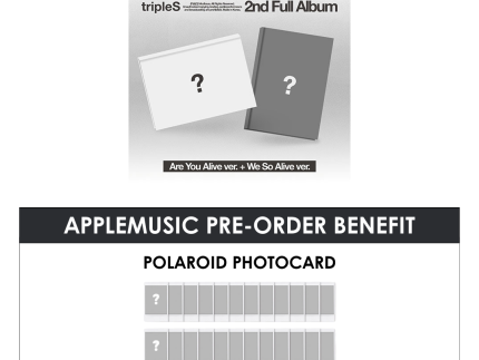 TRIPLES ALBUM - ASSEMBLE25 + APPLEMUSIC PHOTOCARD
