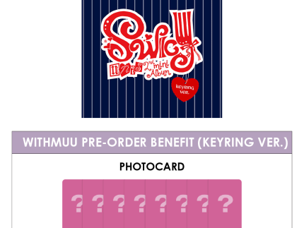 UNIS 2ND MINI ALBUM - SWICY (KEYRING VER.) + WITHMUU PHOTOCARD