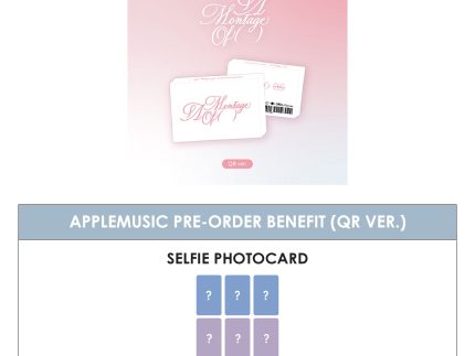 VIVIZ 1ST ALBUM - A MONTAGE OF () (QR VER.) + APPLEMUSIC PHOTOCARD